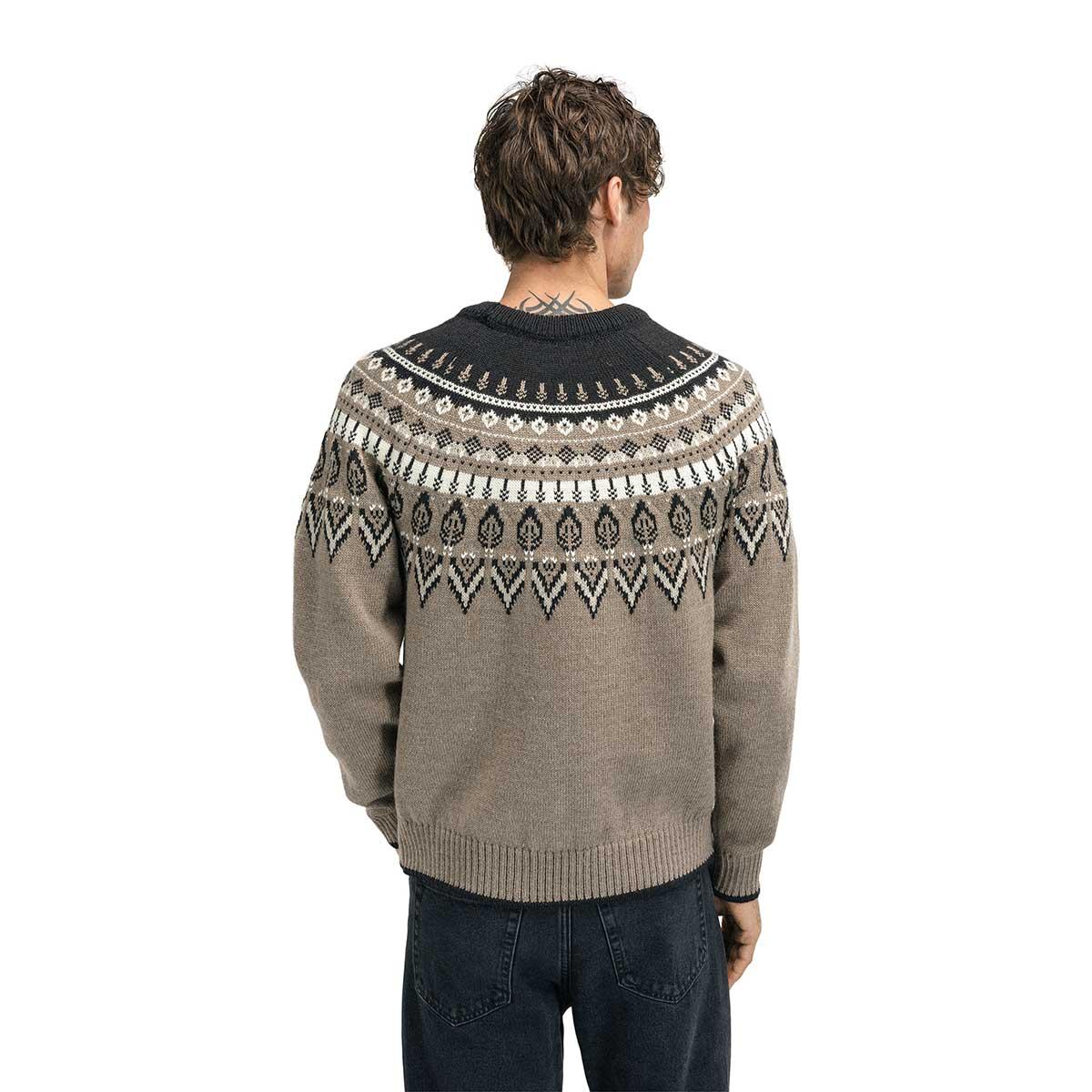 Dale of Norway Sula Sweater Men's in Coffee Sand Offwhite